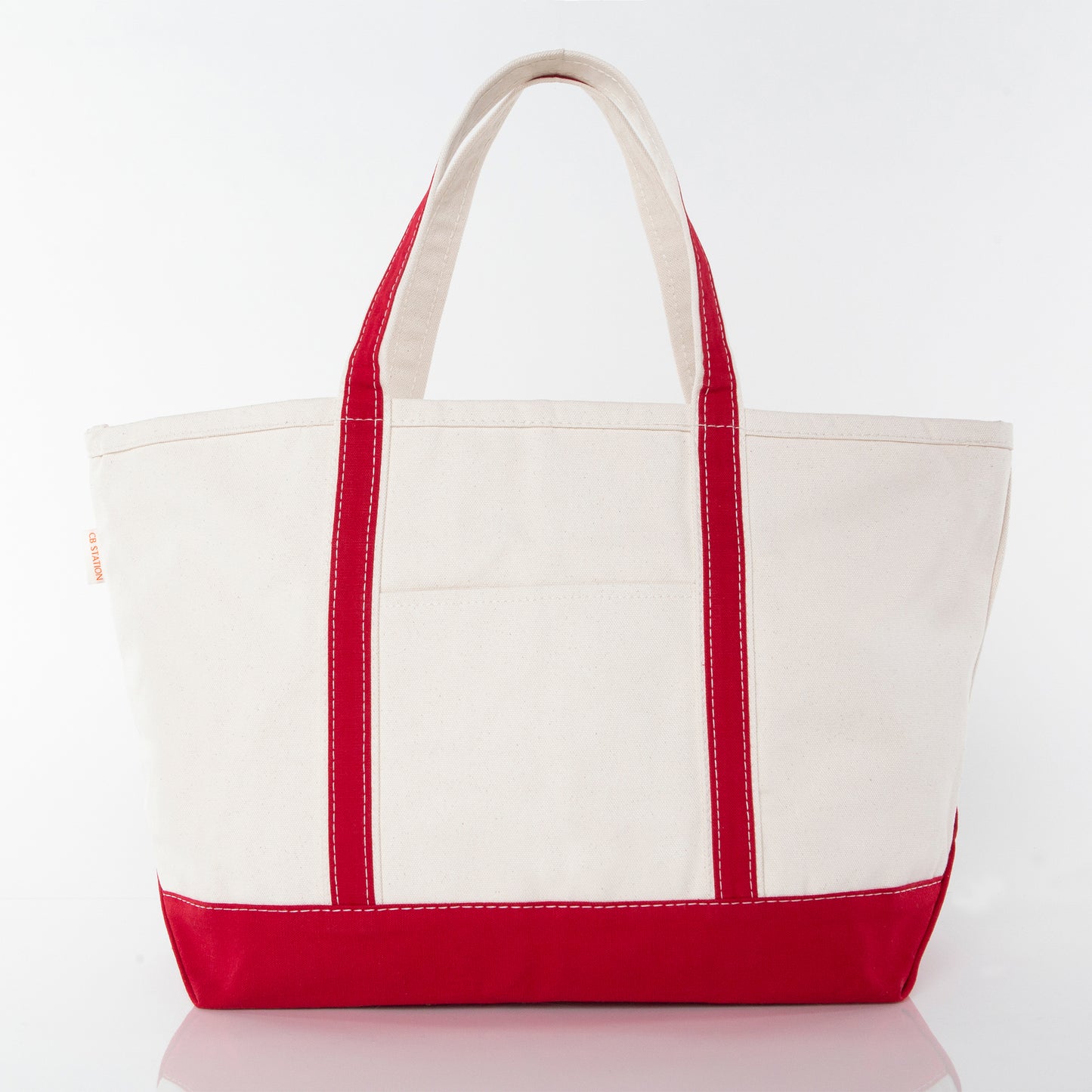 PAT Embroidered Canvas Tote Bag - Large