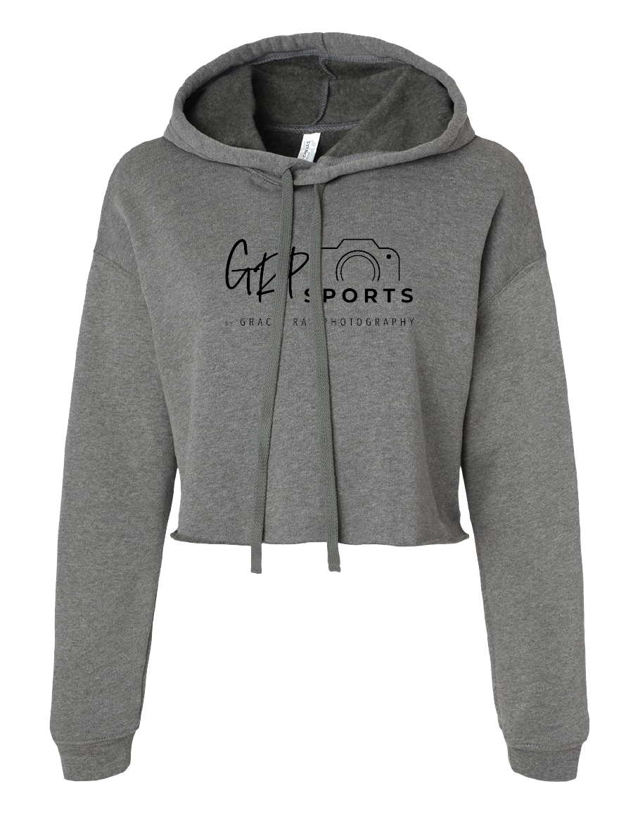 Gracie Rae Bella Canvas Women's Cropped Fleece Hoodie
