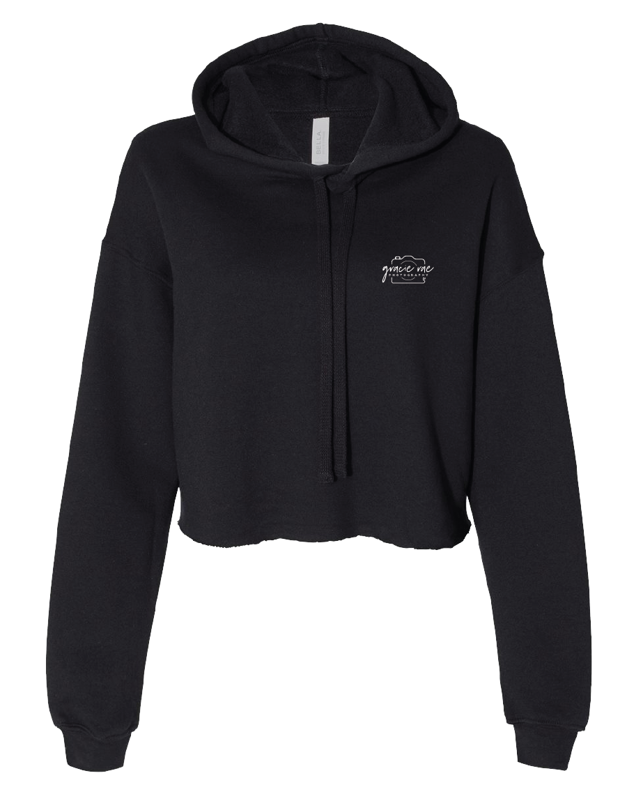 Gracie Rae Bella Canvas Women's Cropped Fleece Hoodie