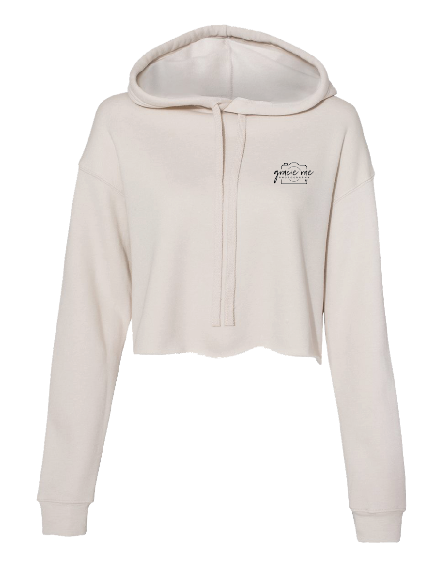 Gracie Rae Bella Canvas Women's Cropped Fleece Hoodie