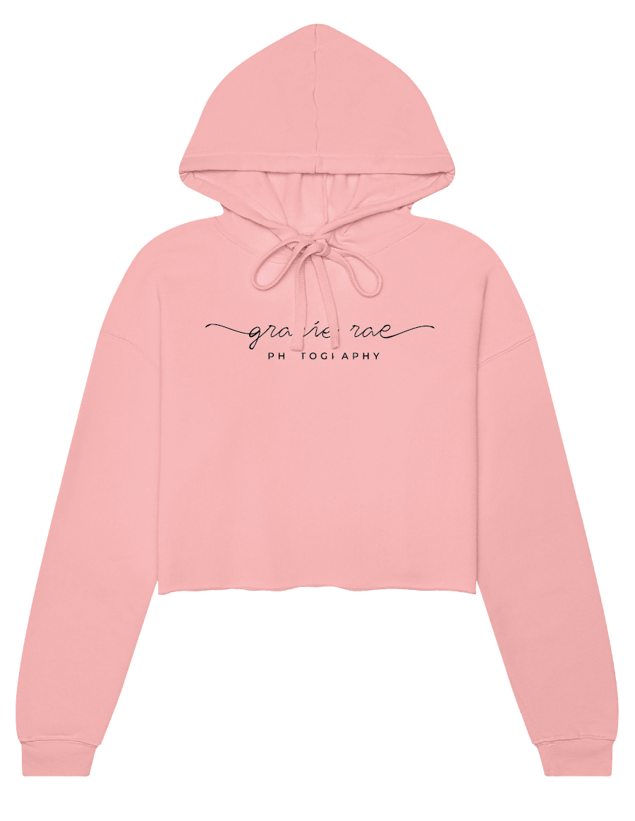 Gracie Rae Bella Canvas Women's Cropped Fleece Hoodie