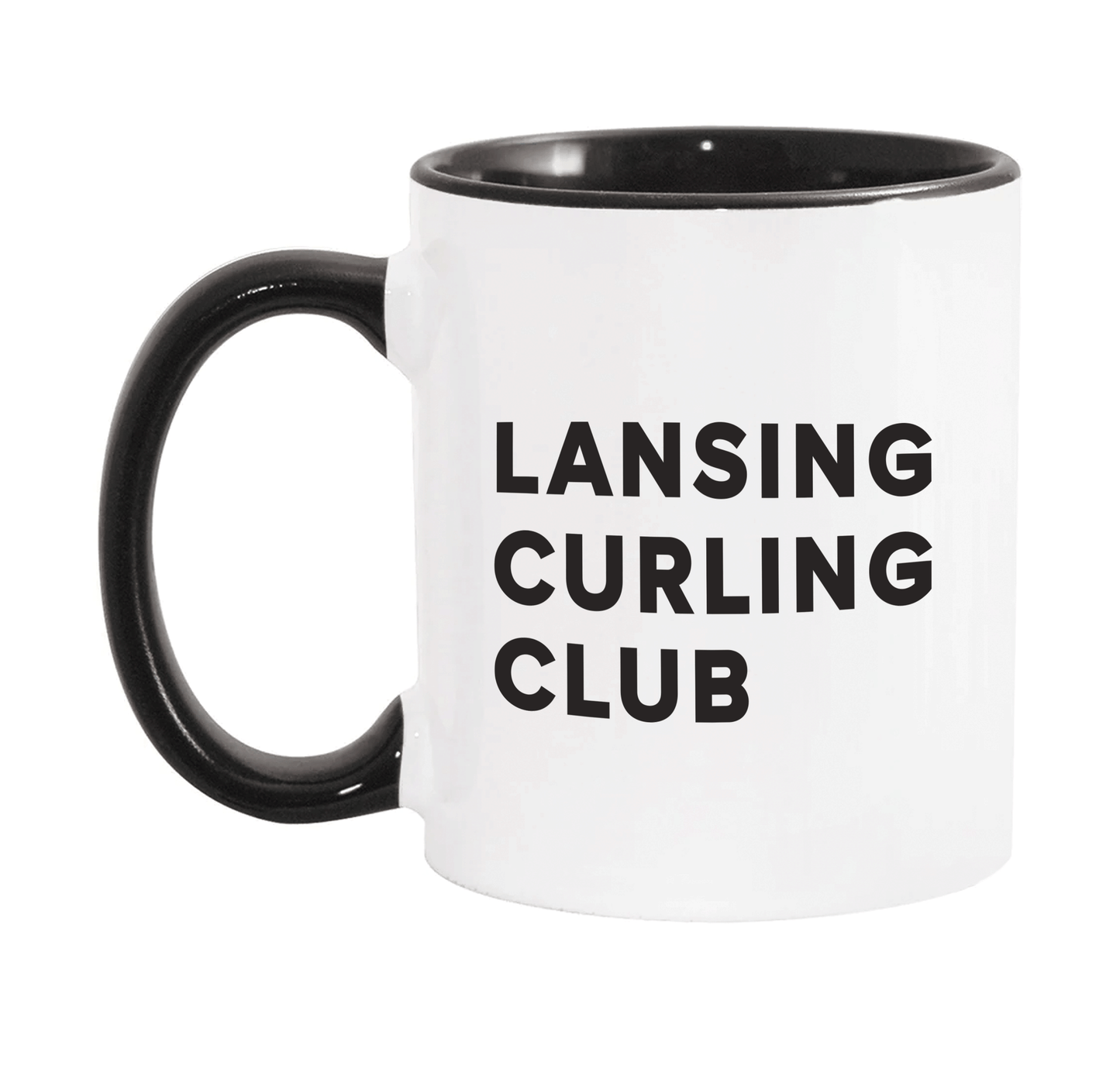 Pebble The Ice 11 oz. Black Handle Mug