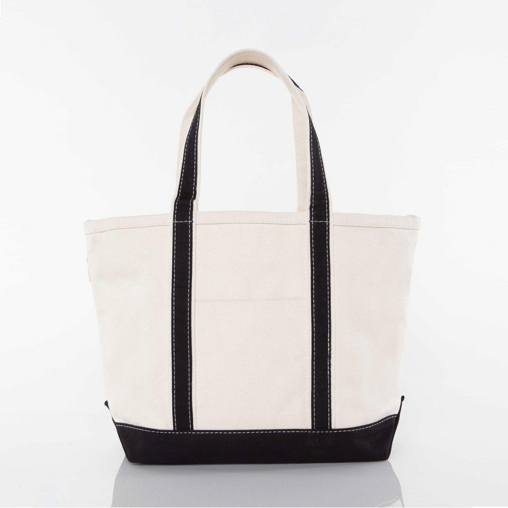 PAT Embroidered Canvas Tote Bag - Medium