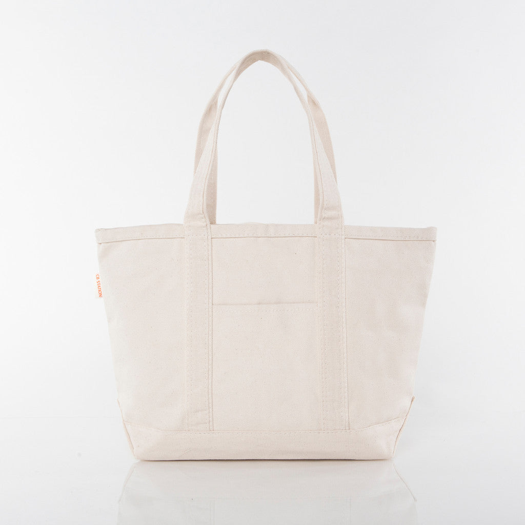 PAT Embroidered Canvas Tote Bag - Medium
