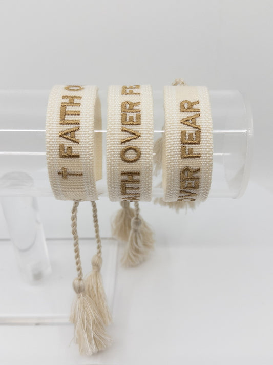 FAITH OVER FEAR Bracelet