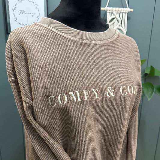COMFY & COZY chicka-d Original Corded Crew