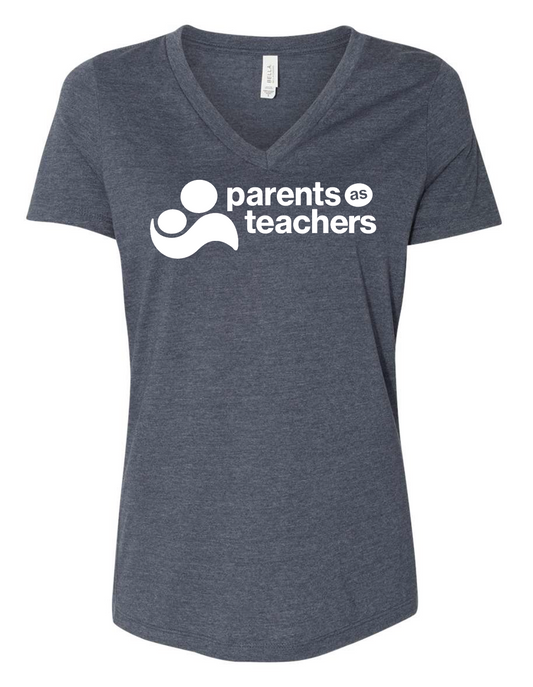 Parents As Teachers - Women's Relaxed V-Neck T-shirt